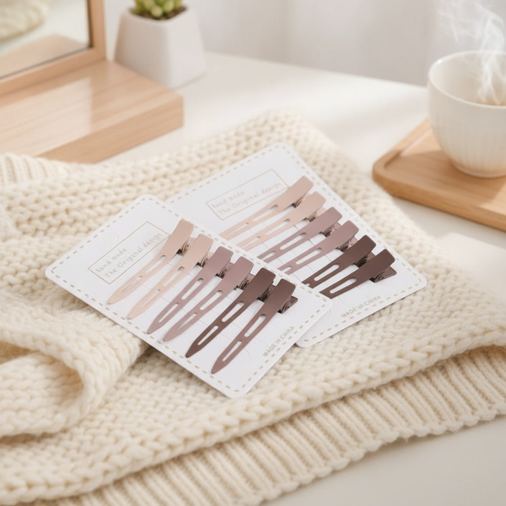 Matte Hair Clip Set – hair accessories (view 2)