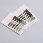 Minimalist Alligator Hair Clips Set, Earth Tones – hair accessories (view 1)