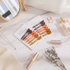 Minimalist Snap Hair Clips Neutral Tone Set – hair accessories (view 3)