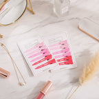 Pastel Pink Hair Clips Set Alligator – hair accessories (view 3)