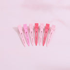 Pastel Pink Hair Clips Set Alligator – hair accessories (view 2)