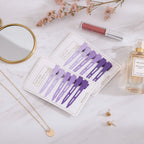 Purple Ombre Hair Clip Set With Black Tips – hair accessories (view 3)