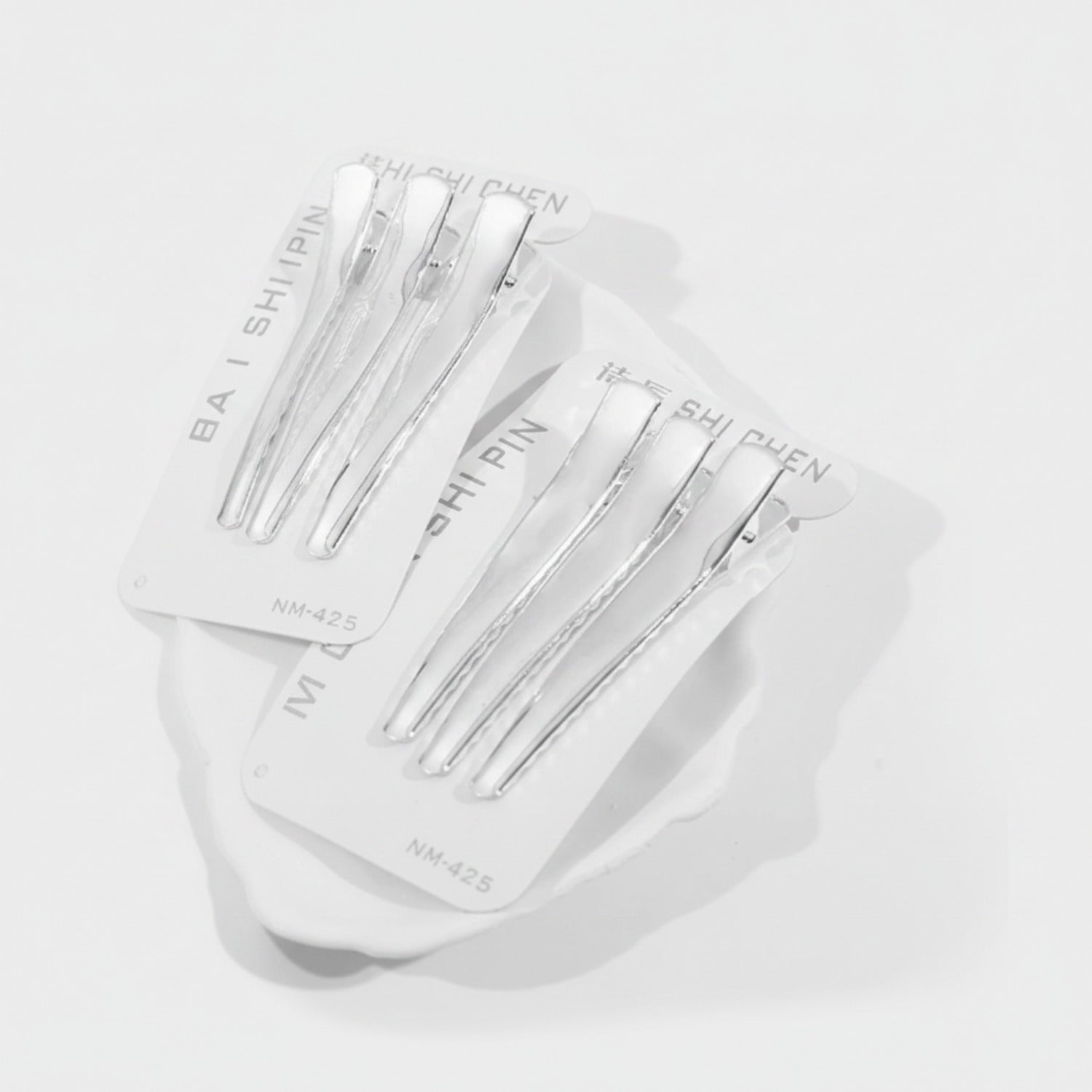 Minimalist Clear Acrylic Hair Pins Set