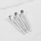 Minimalist Rectangle Hair Clips Trio Set – hair accessories (view 2)