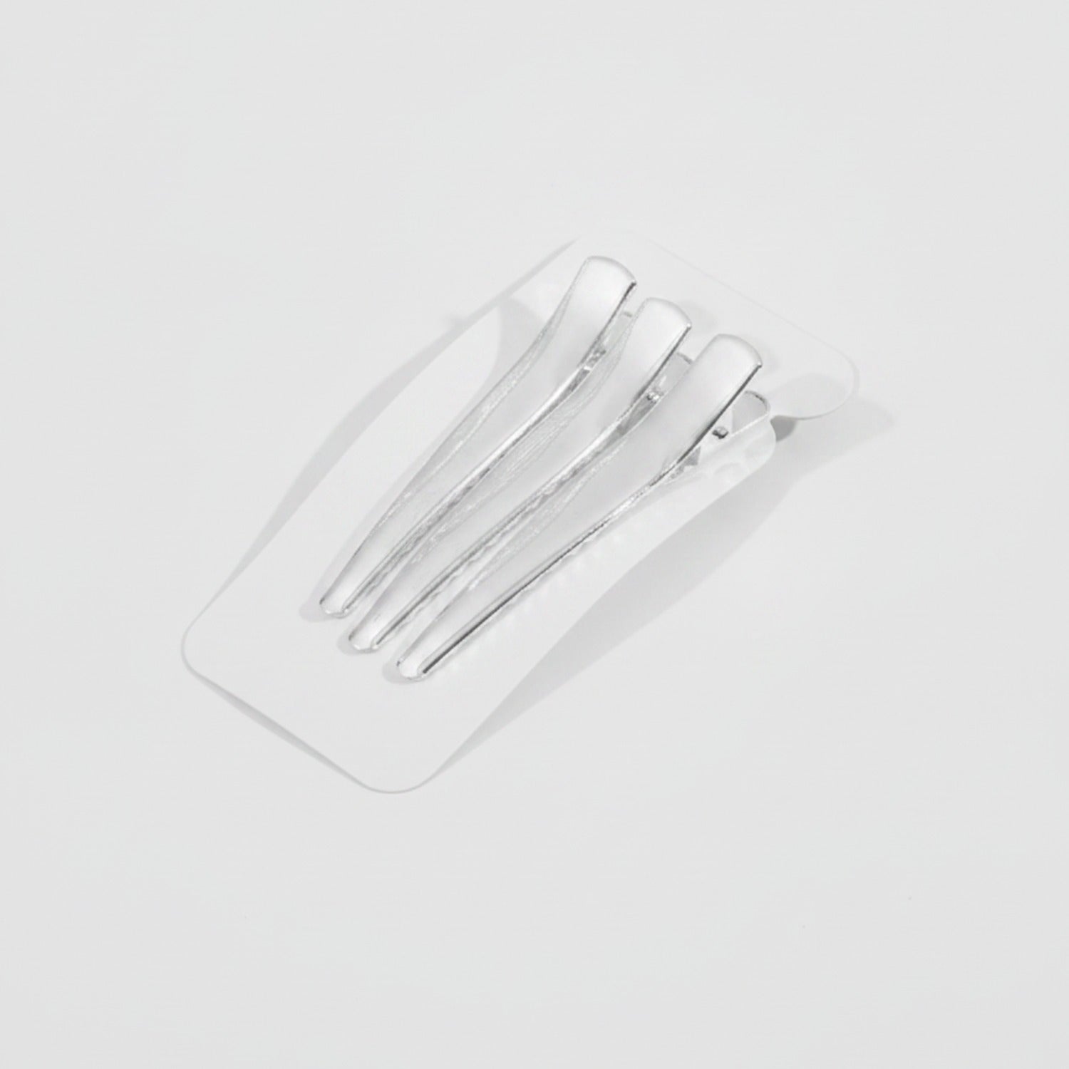Minimalist Rectangle Hair Clips Trio Set