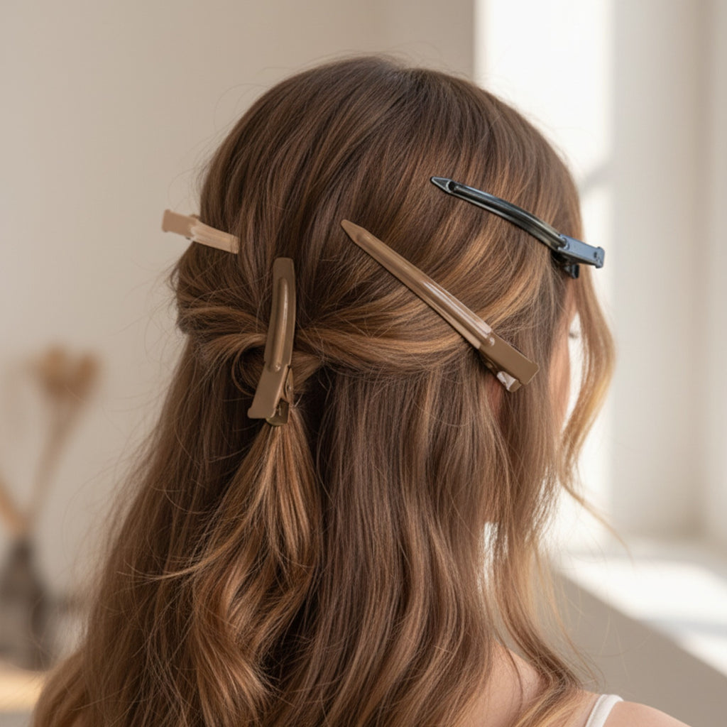 Shi Chen Hair Clip Trio Three-Shade Set