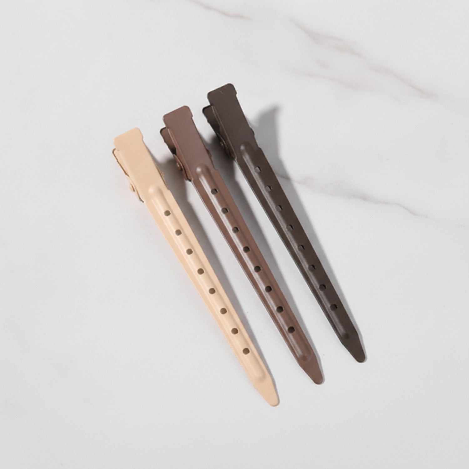 Wooden Hair Clips Set With Holes