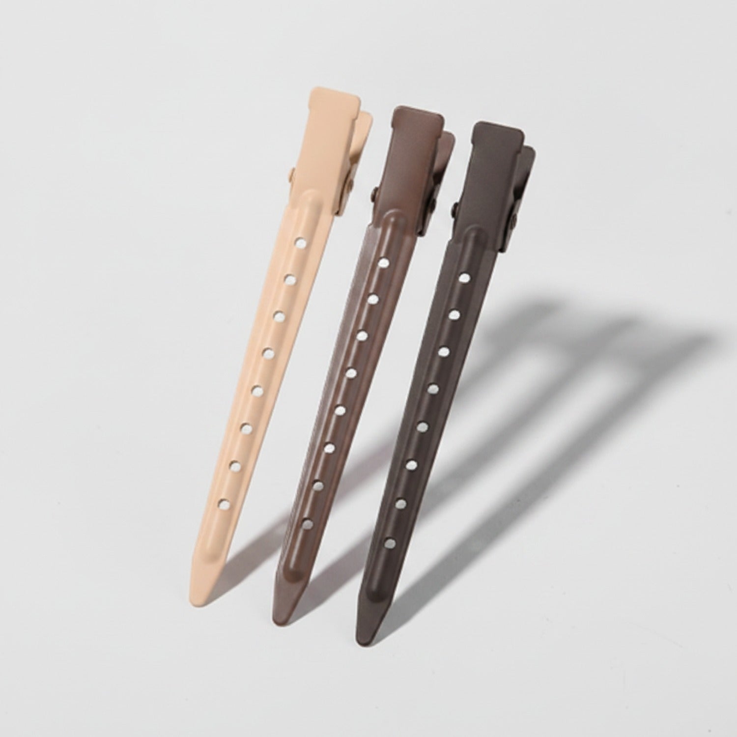Wooden Hair Clips Set With Holes