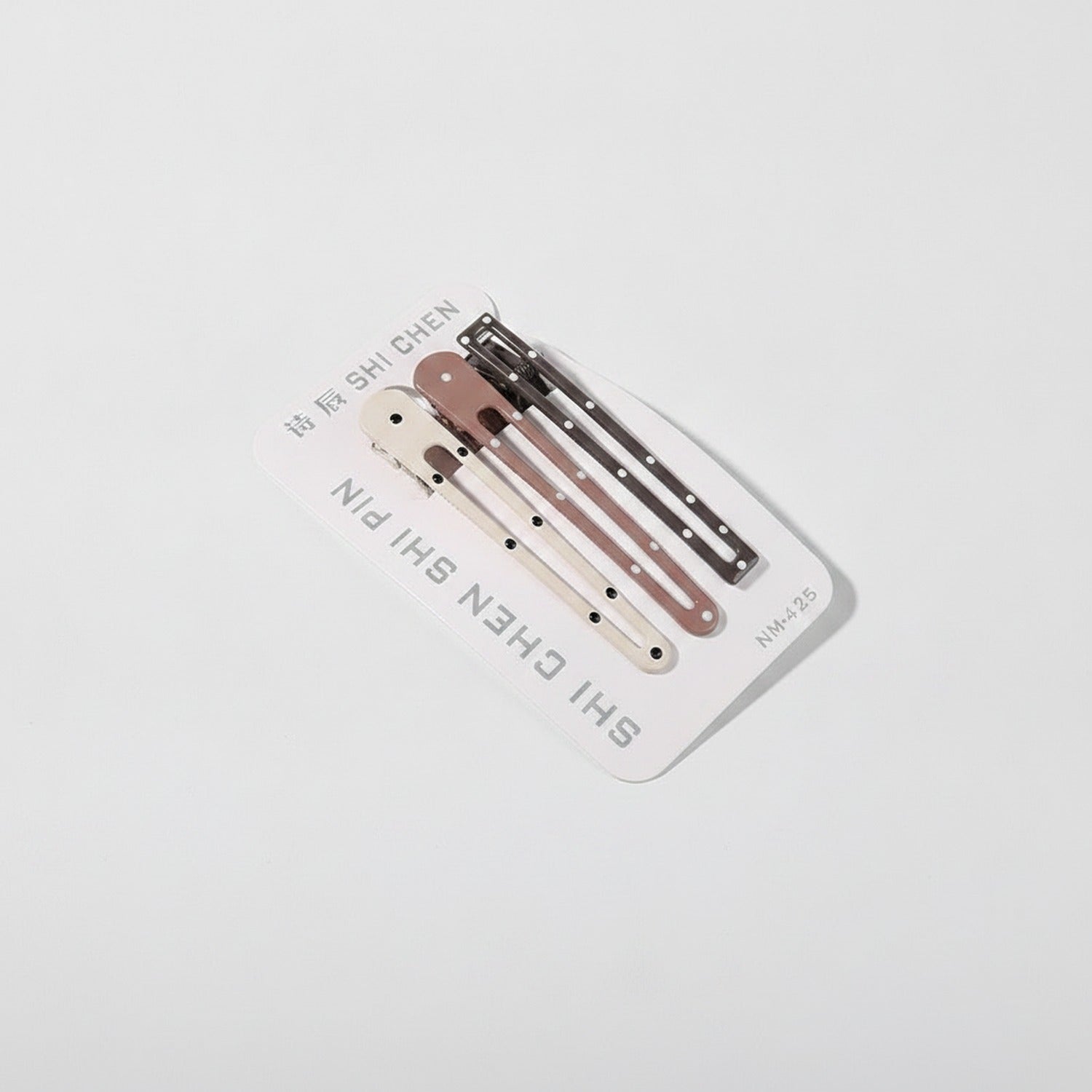 Pearl Dotted Snap Hair Clips Set