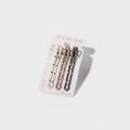 Wavy Hair Clips Set In Neutral Tones