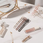 Wavy Hair Clips Set In Neutral Tones – hair accessories (view 3)