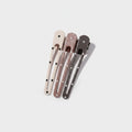 Minimalist Metal Hair Clips Neutral Tone Set