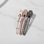 Minimalist Metal Hair Clips Neutral Tone Set – hair accessories (view 2)