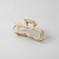 Wavy Claw Hair Clip with Textured Grip - 9.7cm