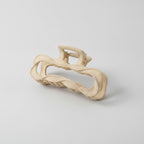 Wavy Claw Hair Clip with Textured Grip - 9.7cm