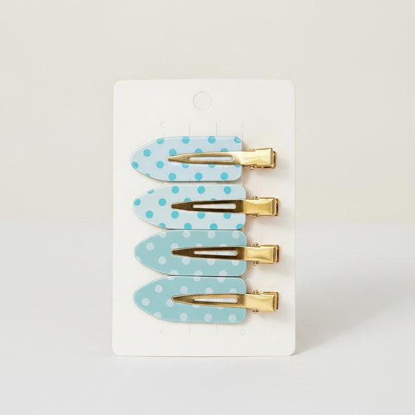 4-Piece Polka Dot Hairpin Set