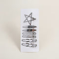 Assorted Metallic Hair Clips 7-Piece Set – hair accessories (view 1)