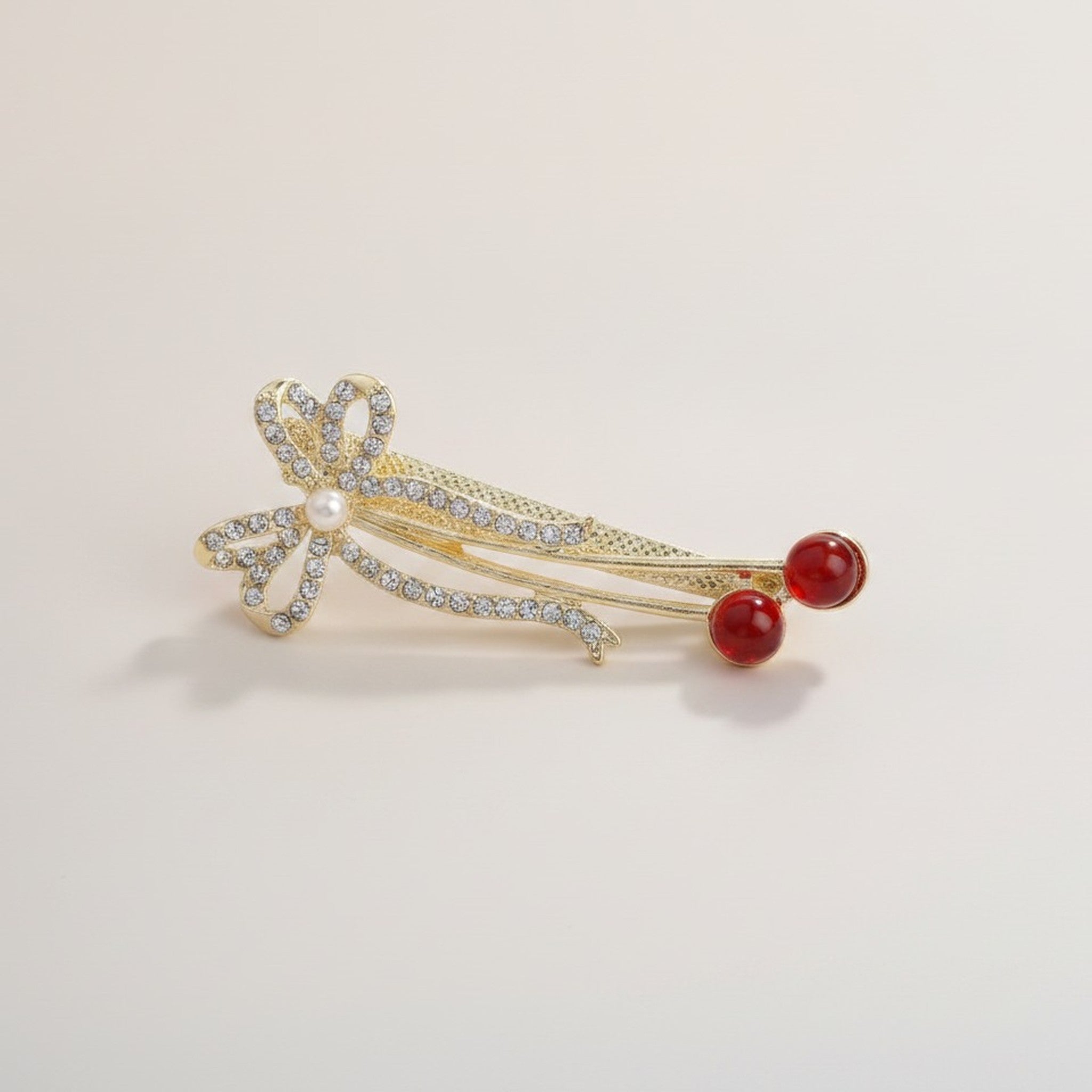 Crystal Cherry Hair Clip – hair accessories (view 2)