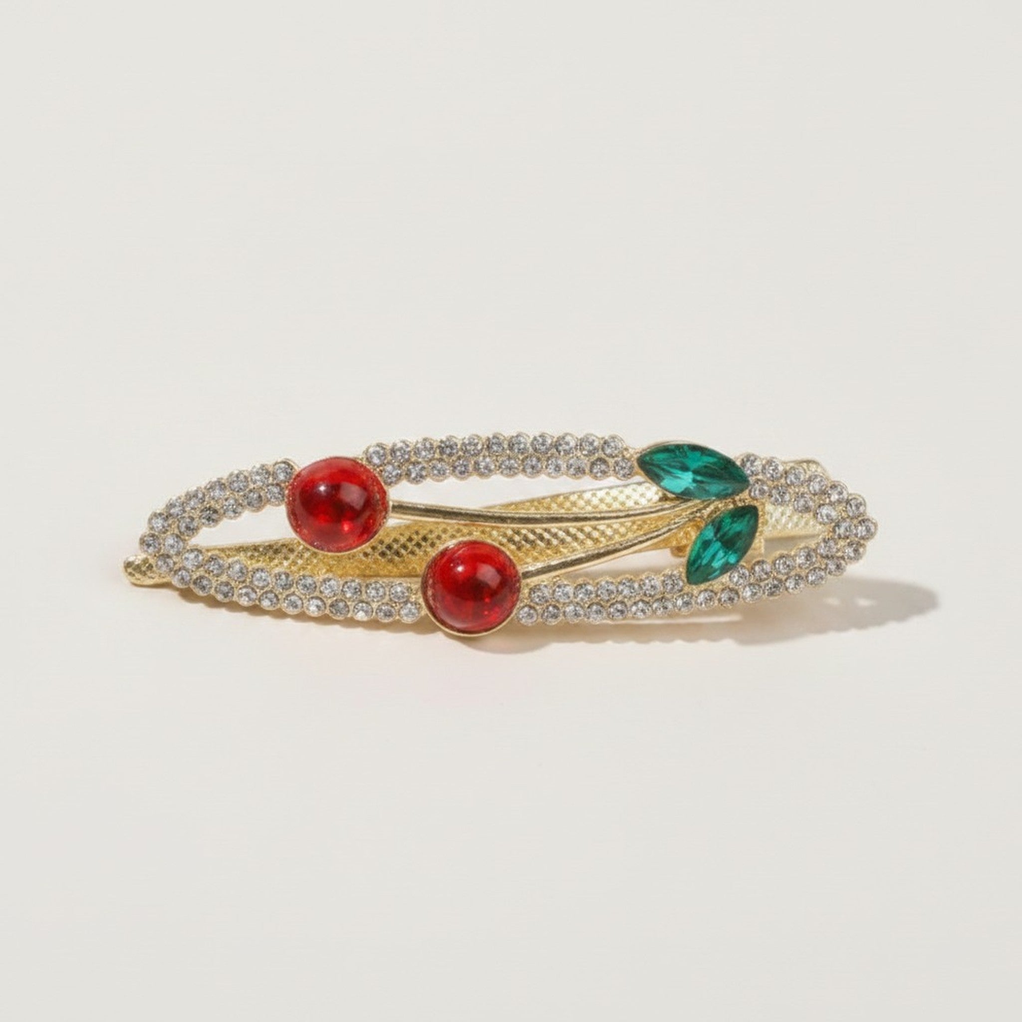 Crystal Cherry Hair Clip – hair accessories (view 3)
