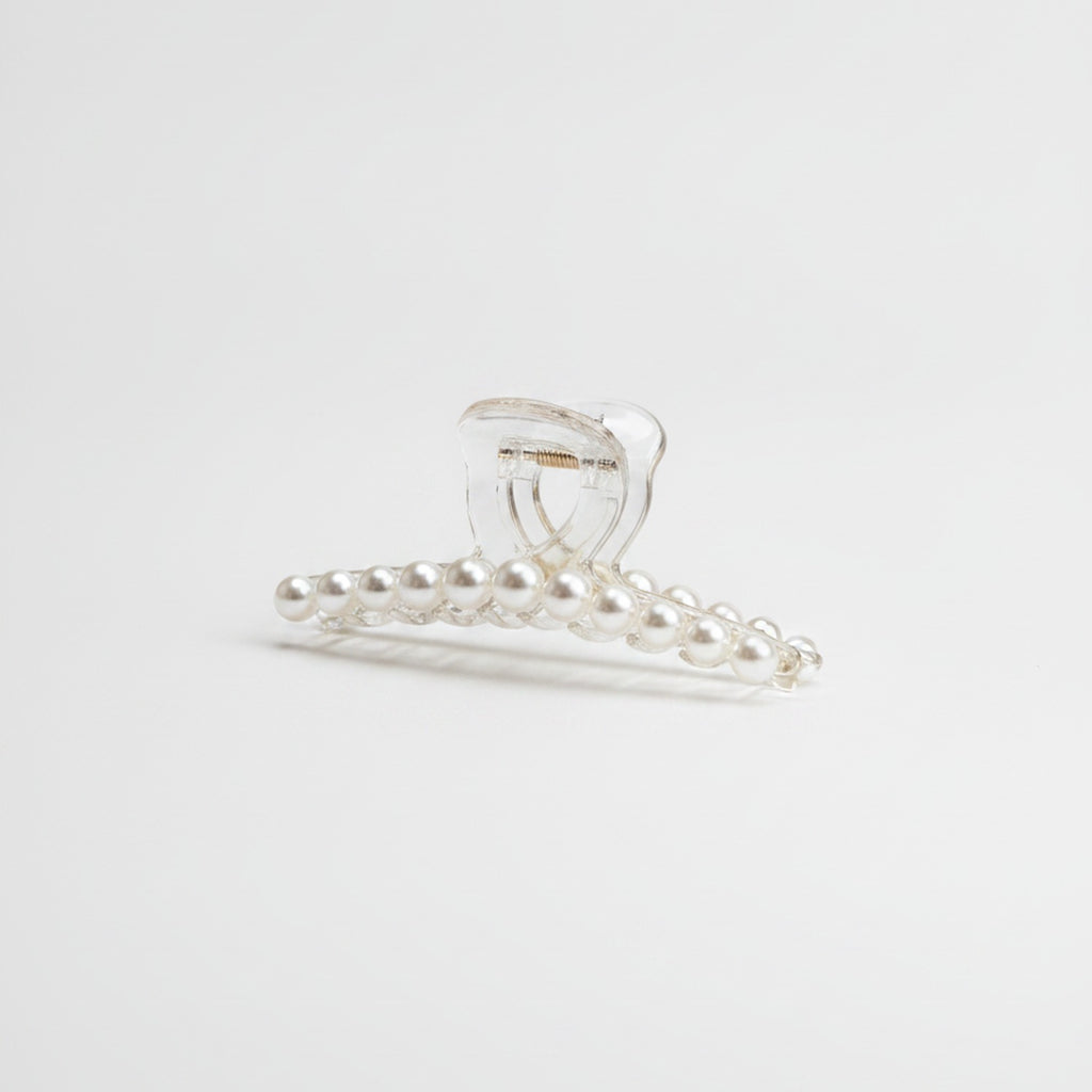 Pearl Beaded Hair Claw Clip – hair accessories (view 1)
