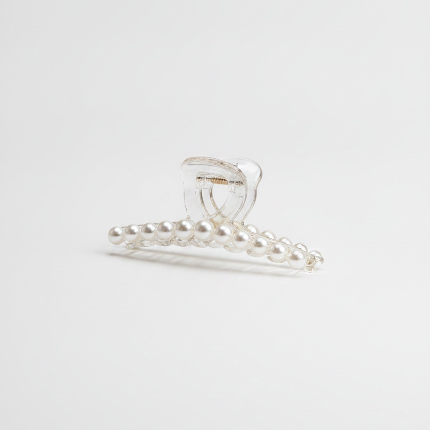 Pearl Beaded Hair Claw Clip