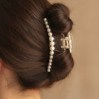 Pearl Beaded Hair Claw Clip – hair accessories (view 3)