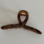 Tortoiseshell Brown Claw Hair Clip Beaded – hair accessories (view 1)