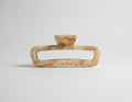 Tortoiseshell Rectangular Hair Claw Clip – hair accessories (view 1)