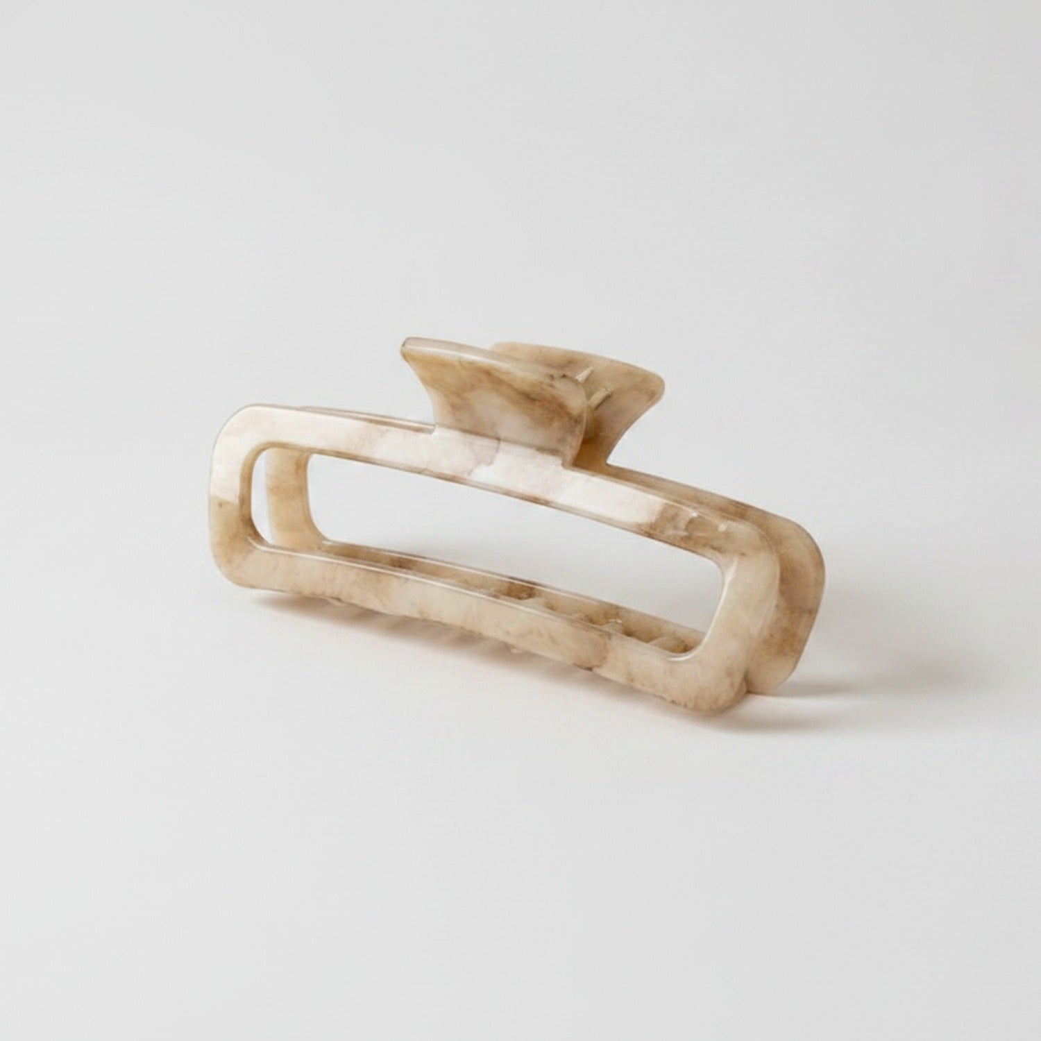 Tortoiseshell Rectangular Hair Claw Clip