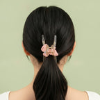 Cute Bear Charm Clear Acrylic Hair Claw – hair accessories (view 2)