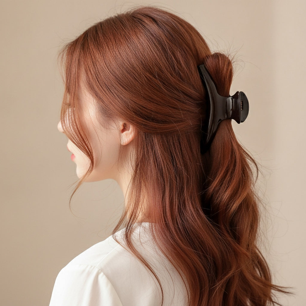 Dark Tortoiseshell Hair Claw Clip – hair accessories (view 2)