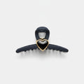 Black Heart Charm Hair Claw Clip – hair accessories (view 1)