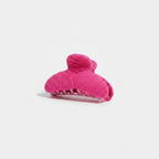 Textured Heart Hair Claw - Magenta
