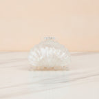 Pearl Beaded Shell Hair Claw Clip – hair accessories (view 2)