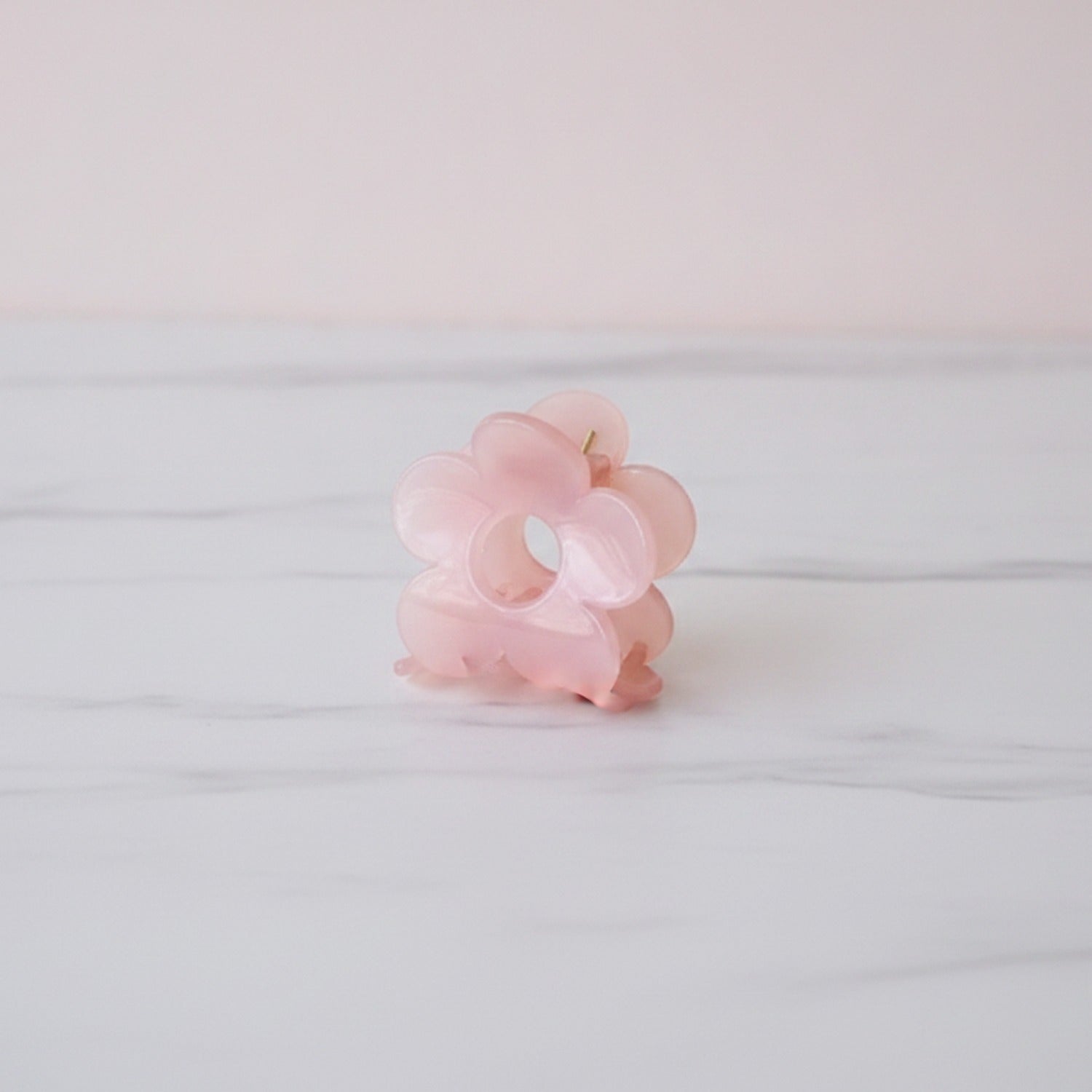 Flower Translucent Hair Claw Clip - Soft Pink Flower Claw Clip