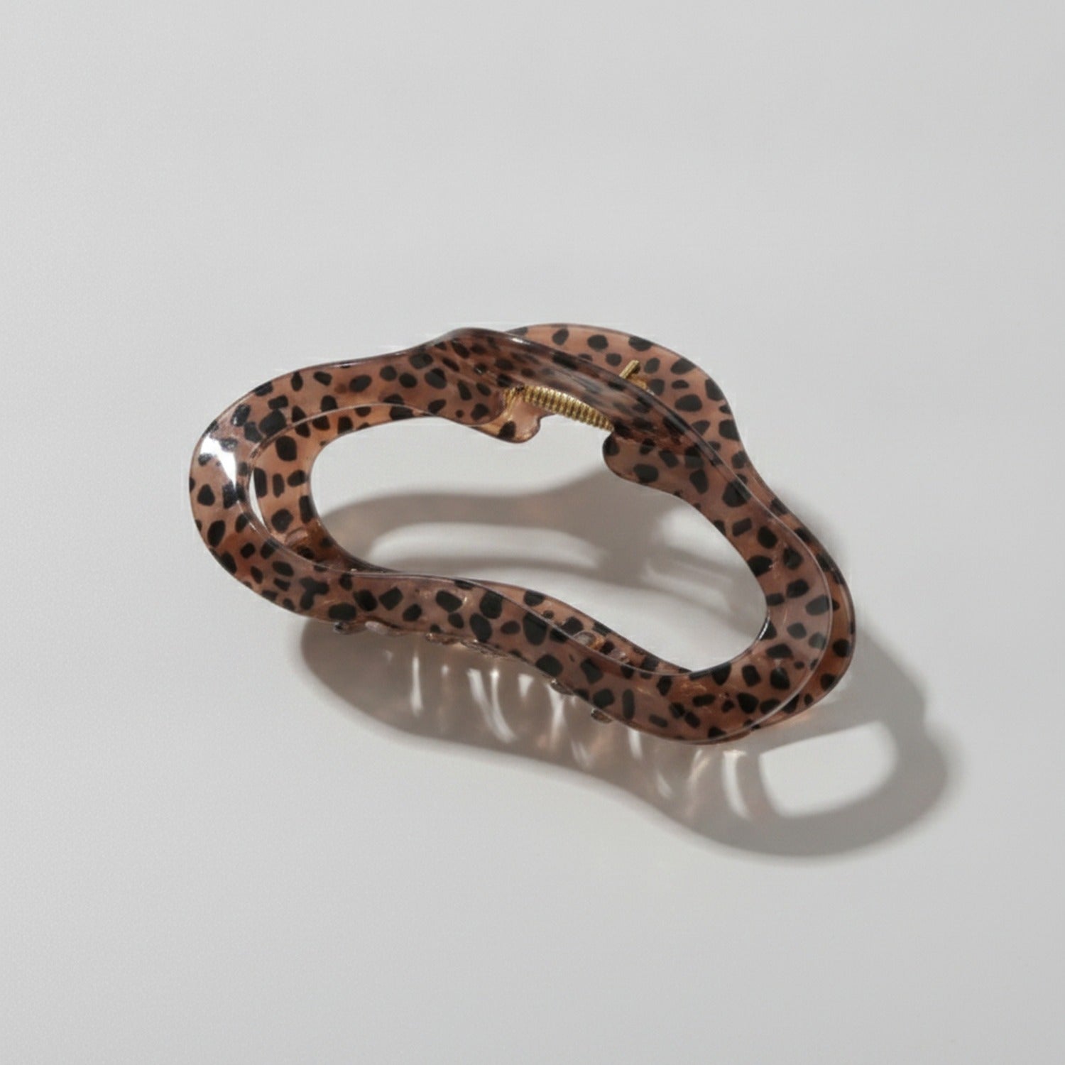 Leopard Print Tortoiseshell Hair Claw Clip - Leopard Print Cloud Claw Clip #3 - Acetate