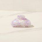 Opalescent Heart Cutout Hair Claw Clip - Mermaid Princess Heart Purple #4