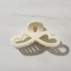 Butterfly Hair Claw Clip - Milk White #1