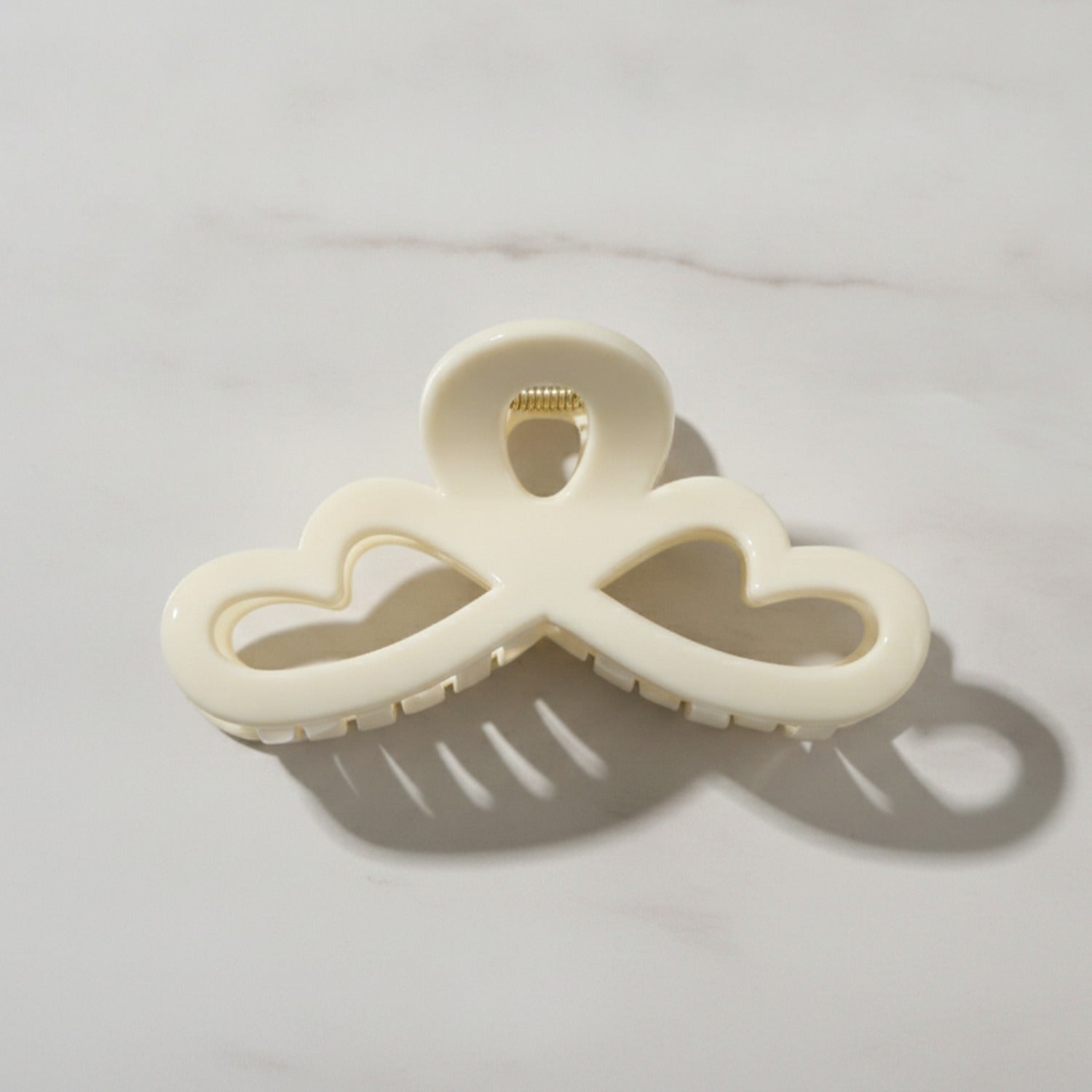 Butterfly Hair Claw Clip - Milk White #1