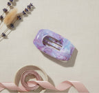 Marble Hair Claw Clip - #8 Deep Purple Marble – hair accessories (view 2)