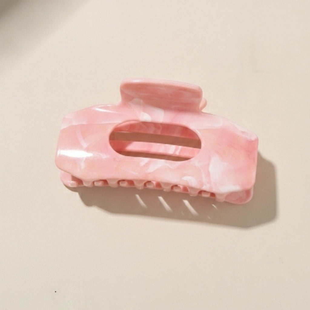 Marble Hair Claw Clip - #6 - Marble Texture