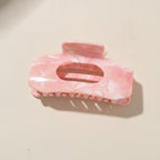 Marble Hair Claw Clip - #6 - Marble Texture