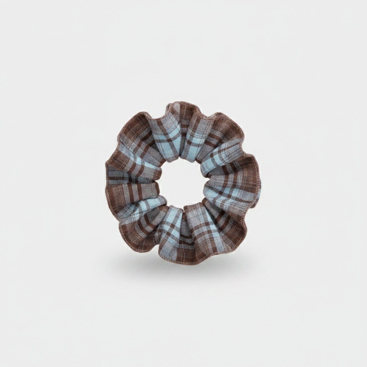 Plaid Hair Claw Clip Scrunchie