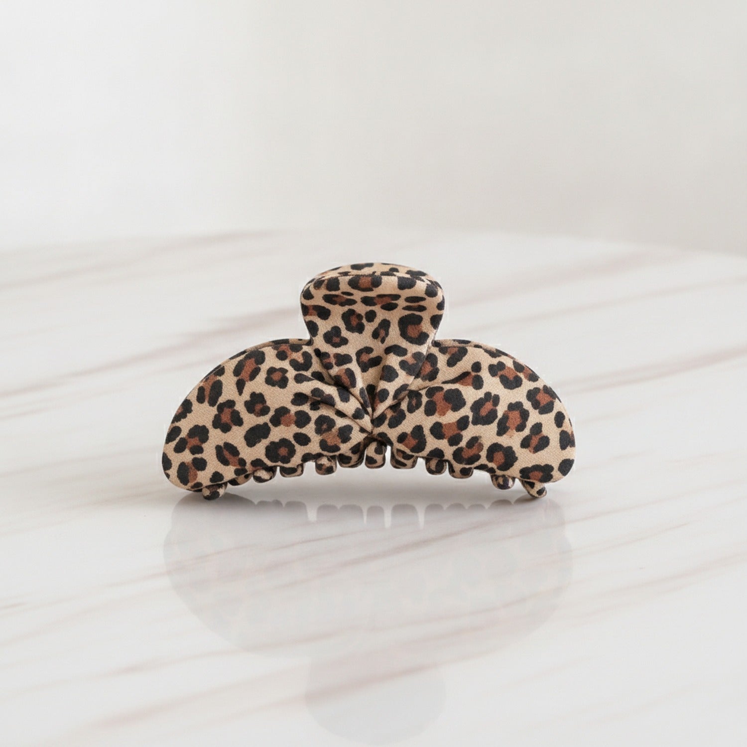Leopard Print Hair Claw Clip
