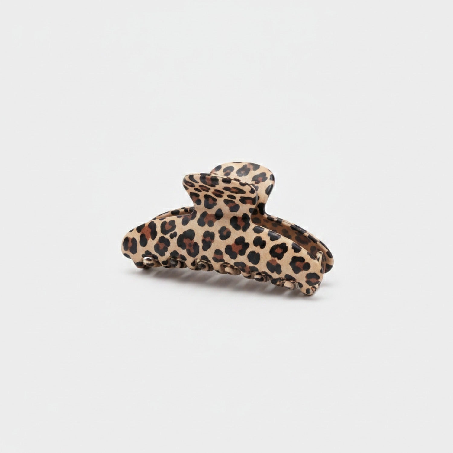 Leopard Print Hair Claw Clip