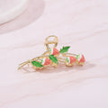 Strawberry Pearl Gold Hair Claw Clip – hair accessories (view 1)