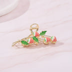 Strawberry Pearl Gold Hair Claw Clip – hair accessories (view 1)