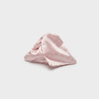 Mauve Polka Dot Velvet Hair Claw – hair accessories (view 1)