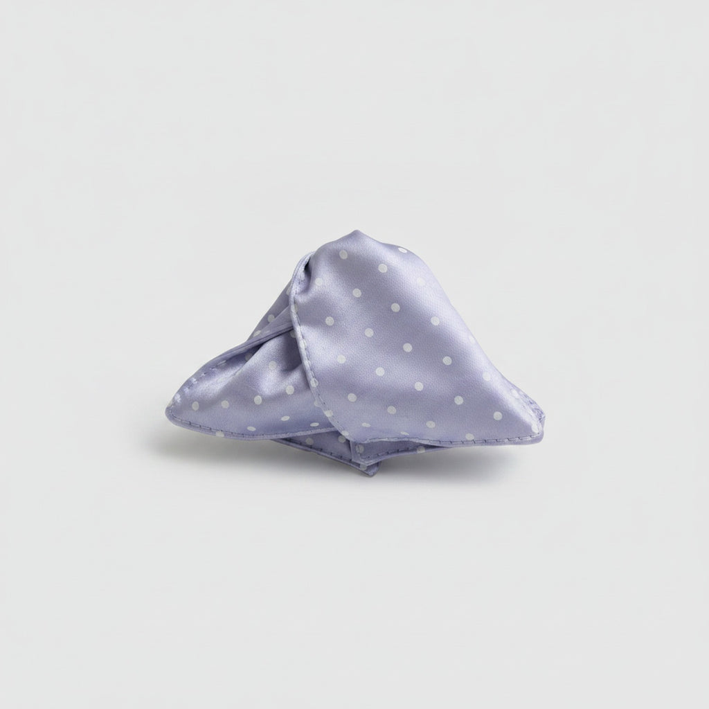 Lavender Polka Dot Hair Claw Clip – hair accessories (view 1)