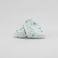 Blue Floral Fabric Hair Claw Clip – hair accessories (view 1)